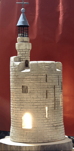 décor de la tour de canstance d aigues mortes fabriquée par les artisans de samael